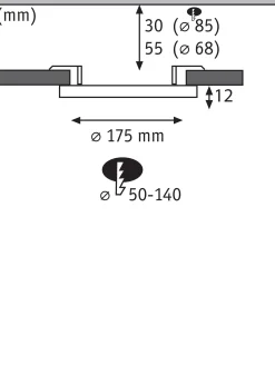 VariFit LED Einbaupanel 3-Step-Dim - Areo