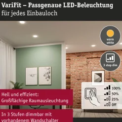 VariFit LED Einbaupanel 3-Step-Dim - Veluna