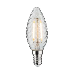 Vintage Edition Standard 230V - LED Kerze gedrehtes Glas