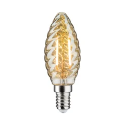 Vintage Edition Standard 230V - LED Kerze gedrehtes Glas